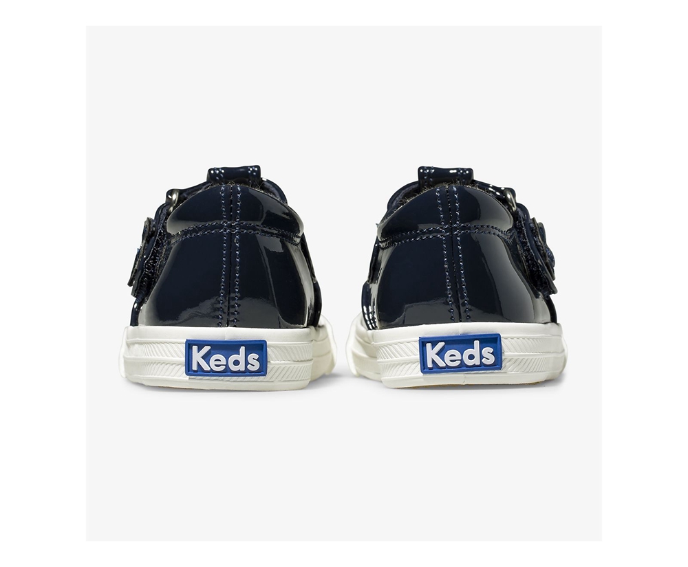 Keds Kids Slip Ons Navy - Daphne Patent - 085AENWQJ